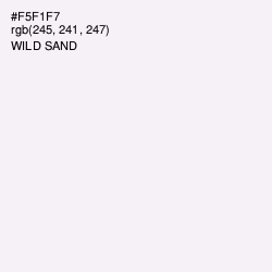 #F5F1F7 - Wild Sand Color Image